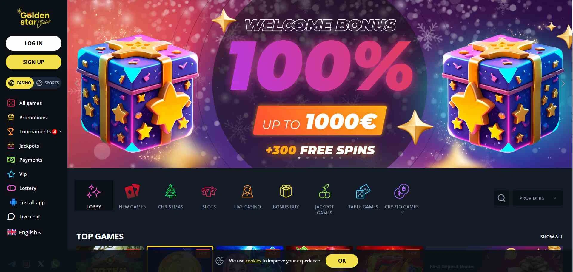 Golden Star HP screenshot