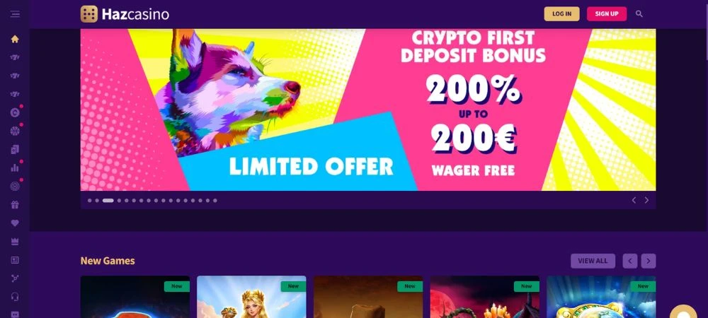 haz casino crypto bonus