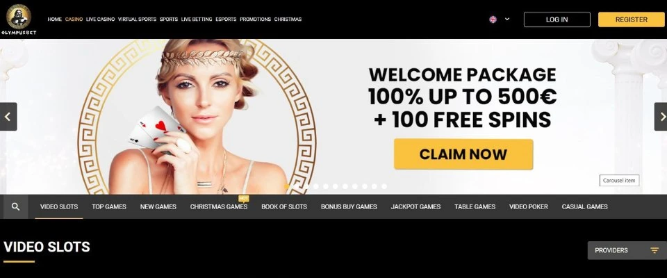 olympusbet casino home page