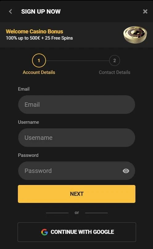 sign up to OlympusBet 1