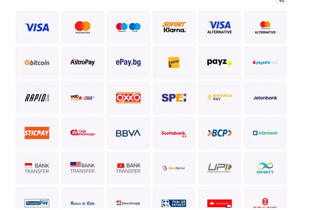 vulkan vegas payment methods