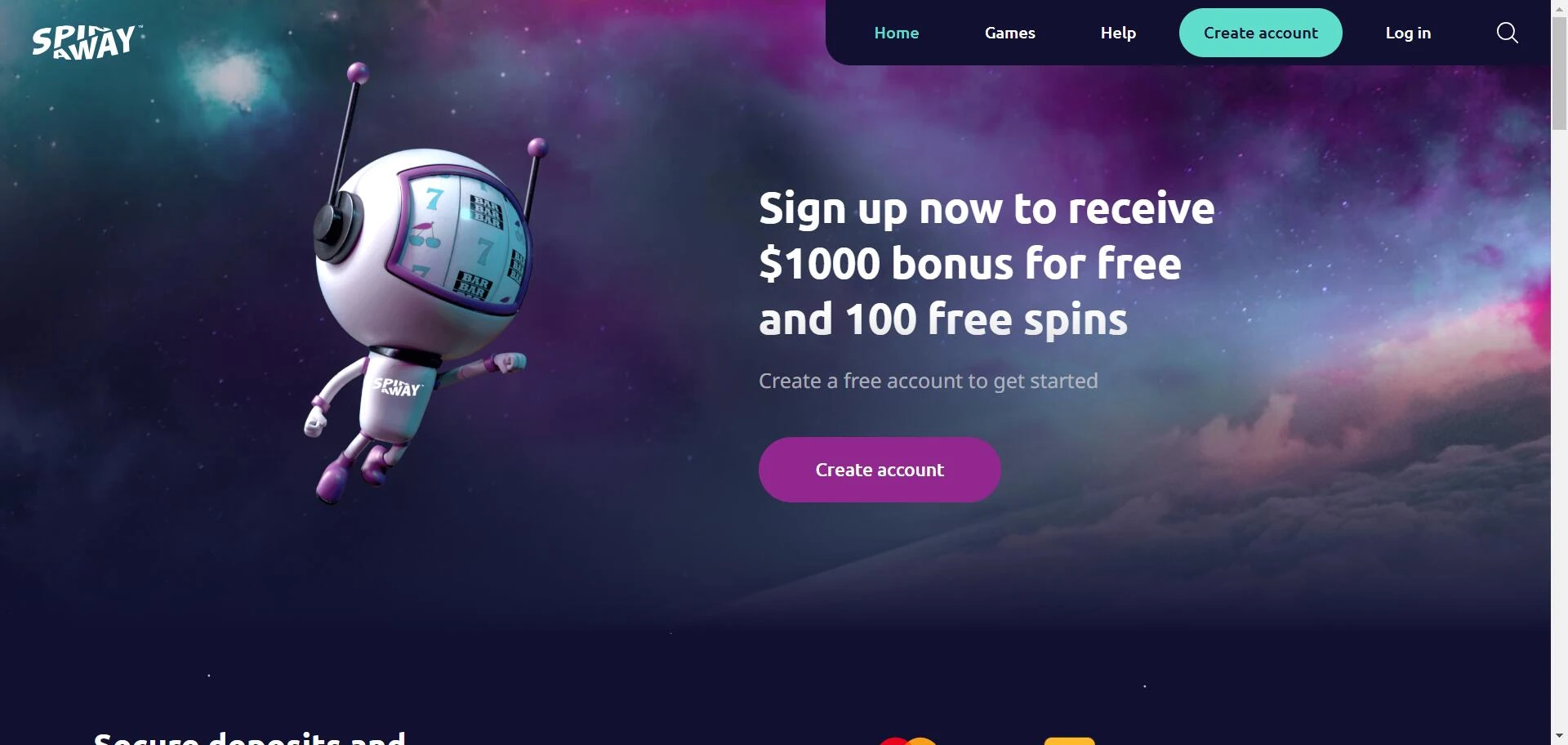 SpinAway HP screenshot