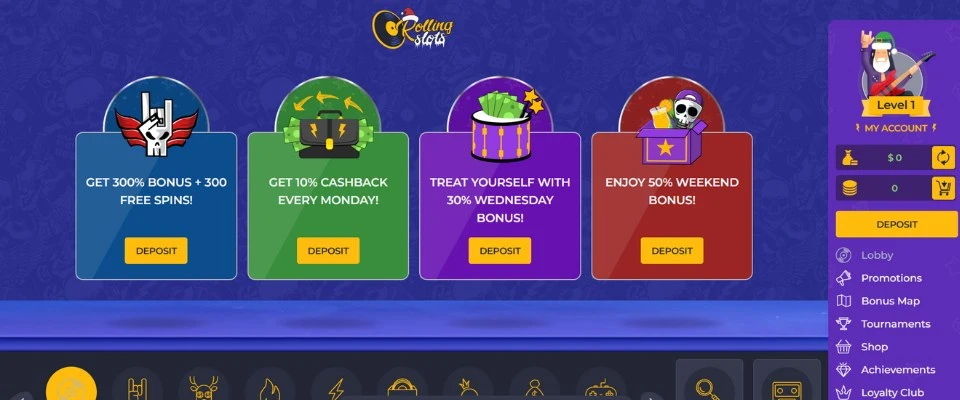 rollingslots casino