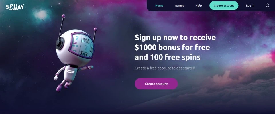 spinaway casino home page