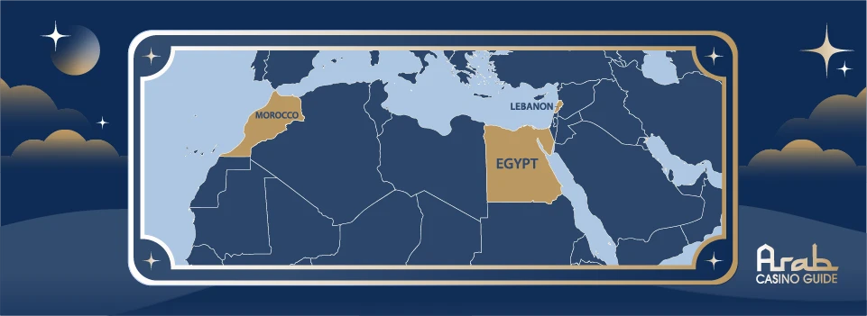 Egypt, Morocco, Lebanon - Arab countries that allow gambling