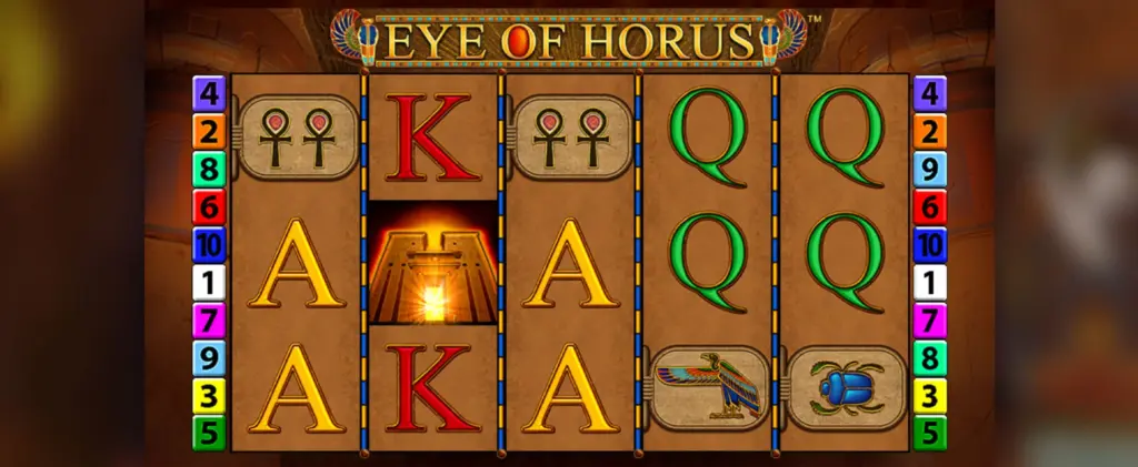 Eye of horus slot game screenshot